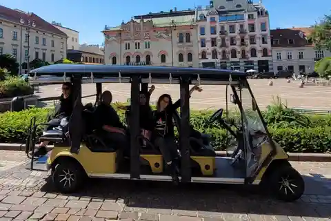 Wycieczka krajoznawcza po mieście Kraków elektrycznym wózkiem golfowym