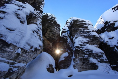 From Prague: Bohemian and Saxon Switzerland Scenic Tour Private Winter Tour