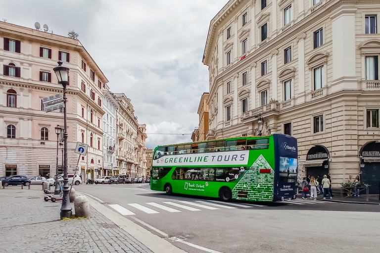 Rome Hop-On Hop-Off Panoramic Bus 24/48-Hour Tickets Panoramic Open-Top Bus 24-Hour Ticket