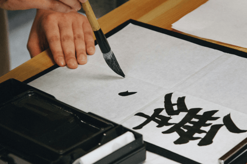 Kyoto: FUN Calligraphy Experience – Launch Special! Private Authentic Shodo Experience near Ninnaji Temple