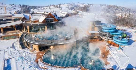 From Krakow: Chocholow Thermal Pools Trip with Transfer