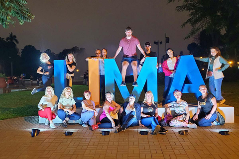 Lima: tour de la ciudad, cena y visita al Circuito del Agua de MaigcLima: tour de la ciudad + Circuito de Aguas del Maigc