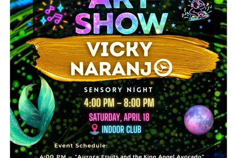 San José Art Expo Experience glow in the dark