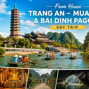 From Hanoi: Trang An, Mua Cave & Bai Dinh Pagoda day trip