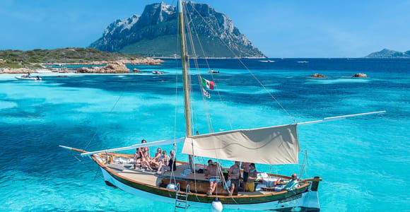 PortoS.Paolo: Half Day Traditional Boat Tour Tavolara Molara