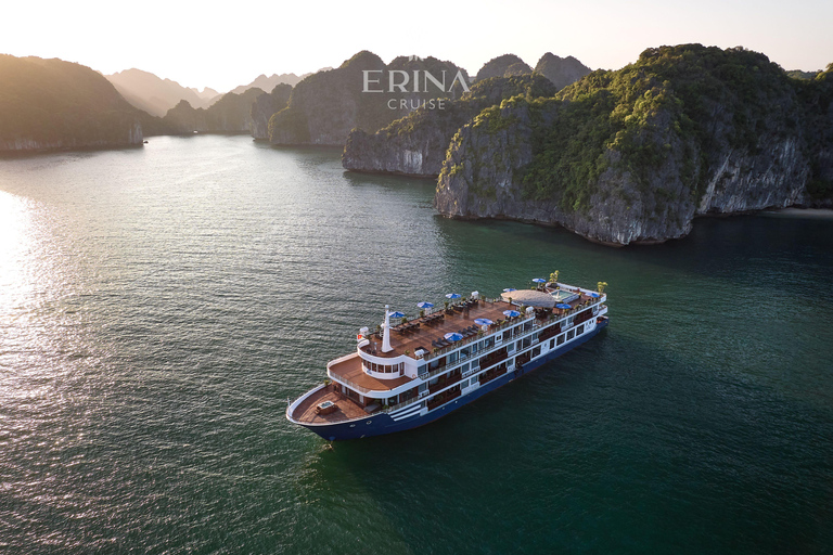 Hanoi: 2-Day Halong &amp; Lan Ha Bay 5 Stars Cruise with BalconyHanoi: 2-Day Lan Ha &amp; Halong Bay 5 Stars Cruise with Balcony