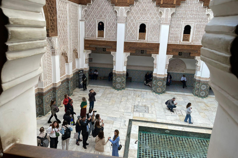 Marrakech: Bahia Palace, Madrasa Ben Youssef & Secret Garden Private Tour & Medina Pickup