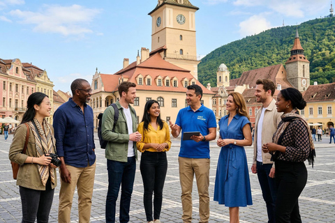 From Bucharest: Bran, Peles Castles & Brasov - Minivan Tour Audio Guide 24 Languages