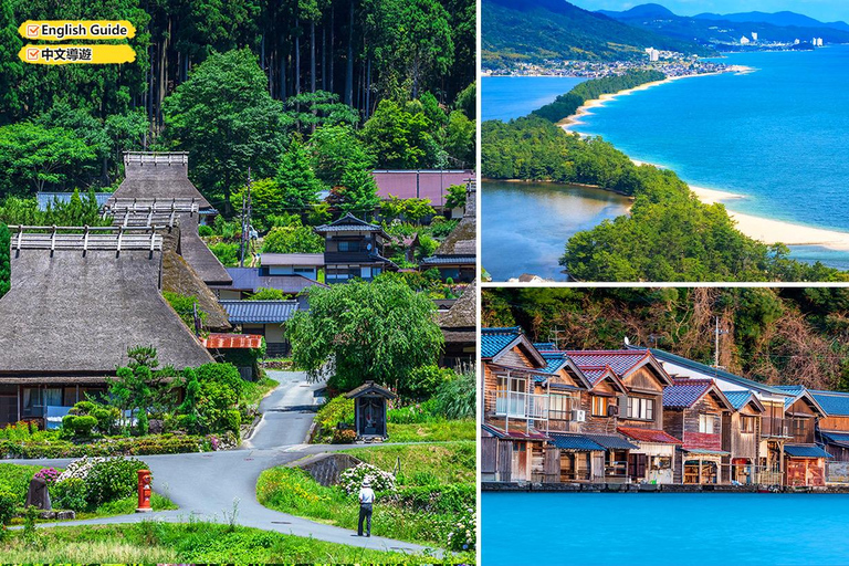 Tour de día completo por Kioto: Pueblo de Miyama, Amanohashidate y la Bahía de Ine