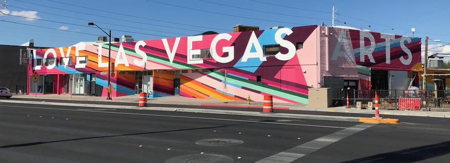 Las Vegas : Visite à pied du quartier des arts