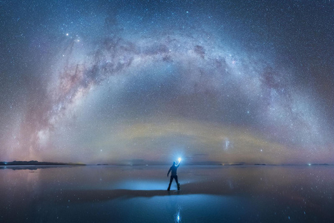 Nacht der Sterne und Sonnenaufgang in Uyuni | private Tour |