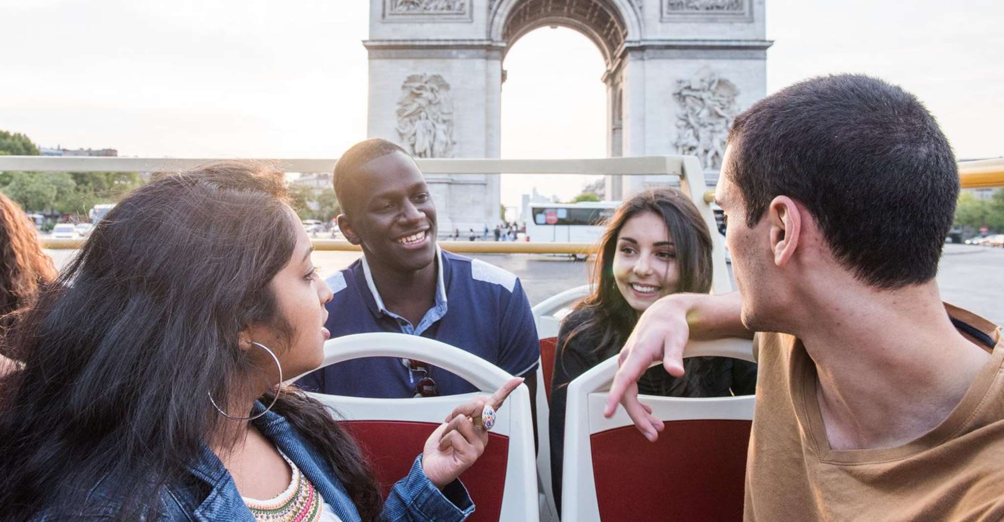 Paris: Arc de Triomphe Ticket & Big Bus Hop-on Hop-off Tour