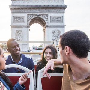 Paris: Arc de Triomphe Ticket & Big Bus Hop-on Hop-off Tour