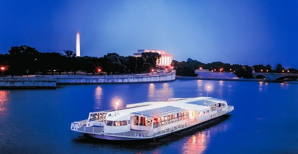 DC: City Cruises Gourmet Brunch, Mittag- oder Abendessen Kreuzfahrt