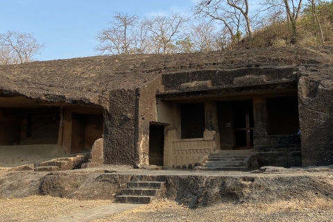Bombay: Cuevas de Kanheri y Templo de la Pagoda DoradaBombay: Cuevas de Kanheri + Templo de la Pagoda Dorada