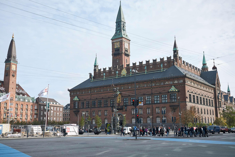 Rondvaart door de grachten in Kopenhagen en stadswandeling Nyhavn3 uur: rondleiding door de oude binnenstad en boottocht