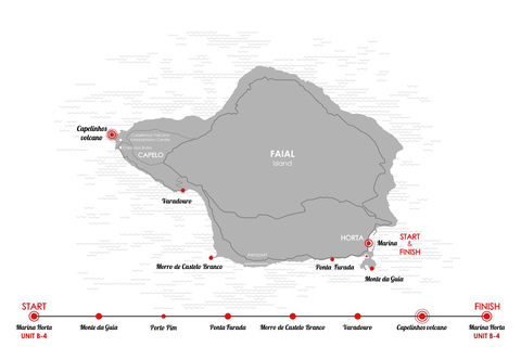 Isla de Faial: Tour en barco único al volcán Capelinhos