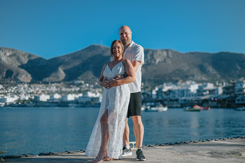 Hersonissos Port: Walking Photography Experience Ultimate Photoshoot – All Digital Photos Included