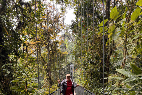 La Fortuna: Tour dei ponti sospesi e della zip line con pranzo