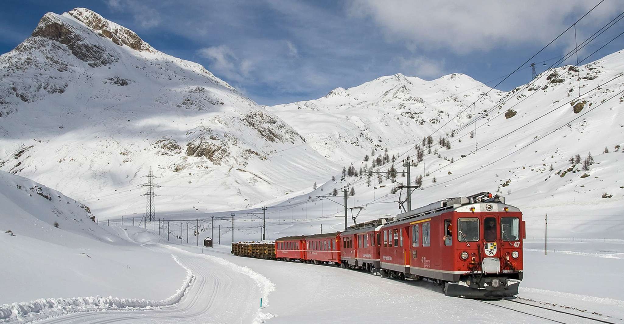 De Milan, du lac Como Cruise, St. Moritz & Bernina Red Train
