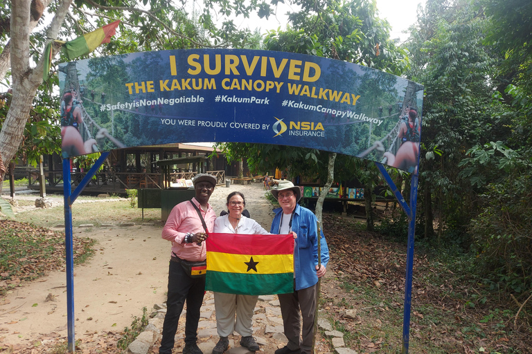 Park Narodowy Kakum, zamek Elmina i zamek Cape Coast