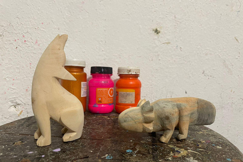 Huatulco: Create Your Own Alebrije and Painting Explanation.