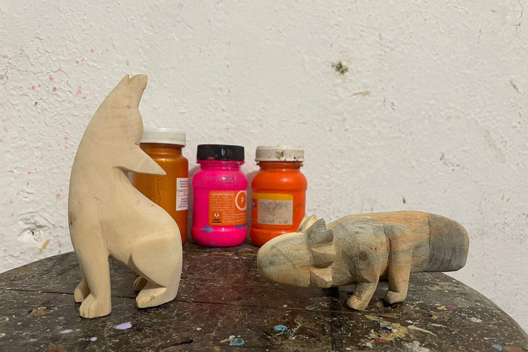 Huatulco: Create Your Own Alebrije and Painting Explanation.