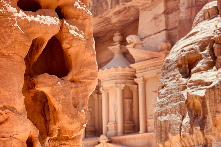 Visite privée d&#039;une jounée de Petra et du Wadi Rum au départ d&#039;Amman