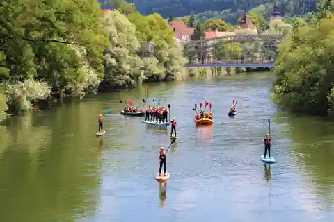 Potschnosstour 14 km St. Michael- Leoben mit einem Kanu oder SUP