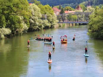 Potschnosstour 14 km St. Michael- Leoben mit einem Kanu oder SUP