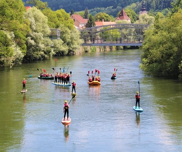 Potschnosstour 14 km St. Michael- Leoben con Canoa o SUP