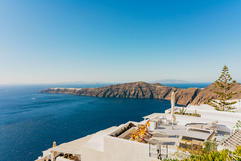 Santorini: begeleide wandeling naar krater en zonsondergang