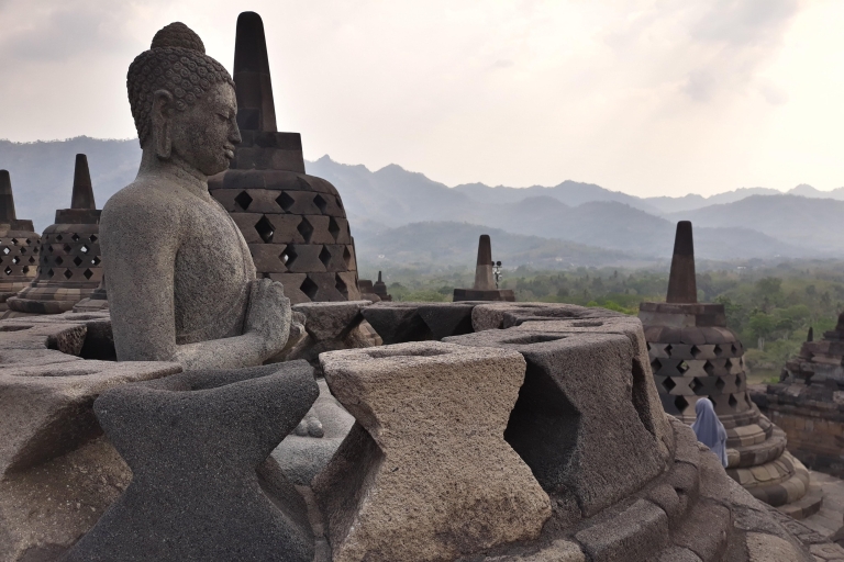 Borobudur-Tempel Merapi Jeep-Tour und Prambanan-TempelBorobudur-Tempel-Merapi mit dem Jeep-Prambanan-Tempel