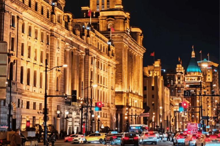 Shanghai Jinling East Road Pier Night Cruise: City Landmarks