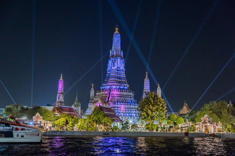 Luxury White Cruise &Premium View &Complimentary Beer & Win White Orchid Dinner on Chao Phraya with Complimentary Beer