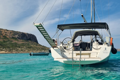 Kissamos: Balos and Gramvousa Private Sailing Trip with Meal
