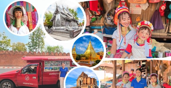 Long Neck Village, Silver Temple & Chiang Mai Top Sites