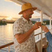 Tweed River: Sunset Cruise with Live Music and Grazing Box