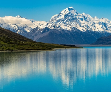 Mount Cook dagstur från Christchurch