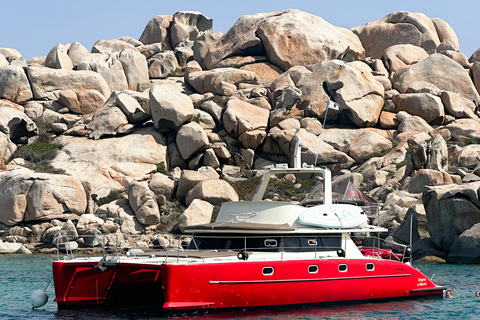 Croisière en catamaran direction les îles Lavezzi