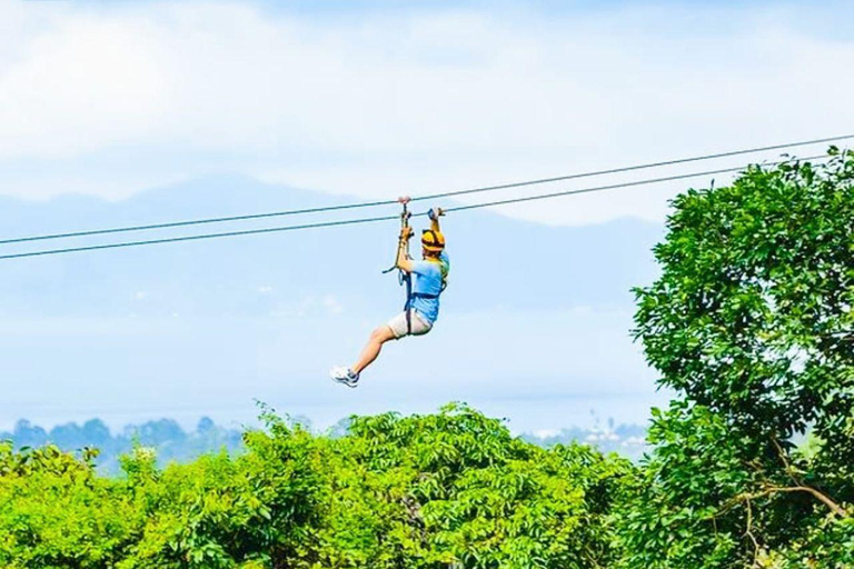 From Baku: Hot Air Balloon, Zipline, and Off-Road Adventure