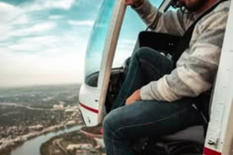 Your helicopter adventure over Munich and the Alps.