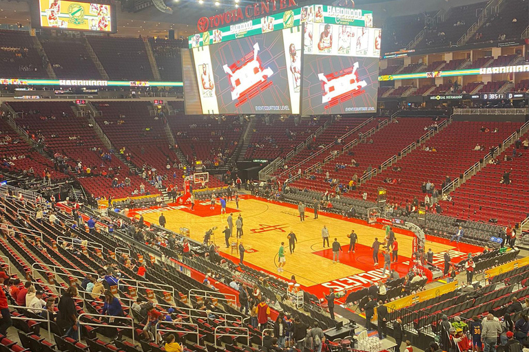 Houston: Houston Rockets NBA Basketball Game Ticket Lower Baseline