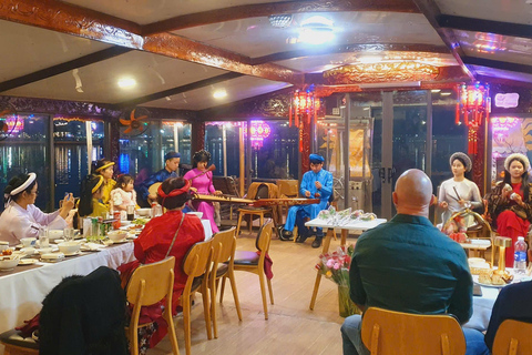 Hue: Perfume River Dinner Cruise with Traditional Show