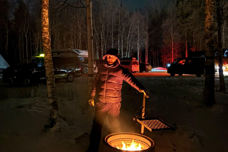 Rovaniemi: Northern Lights Hunters. Aurora + BBQ