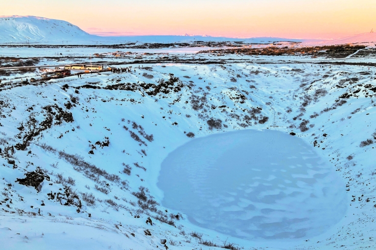 Vanuit Reykjavik: Gouden Cirkel, Kerid, & Secret LagoonTour met ophaalservice vanaf geselecteerde locaties