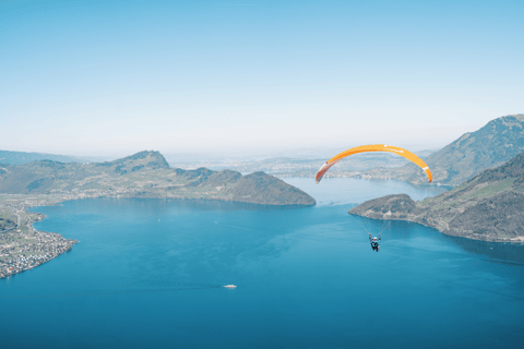 Lucerne: Tandem Paragliding with Photos & Video – Lake Lucerne or Engelberg