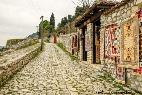 From Tirana/Durres/Golem: Berat (UNESCO) &amp; Belshi Lake tour.Group Tour from Durres and Golem