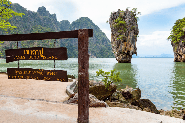 Phang-Nga &amp; James Bond 4 em 1 Canoagem Big Boat Viagem de Luxo