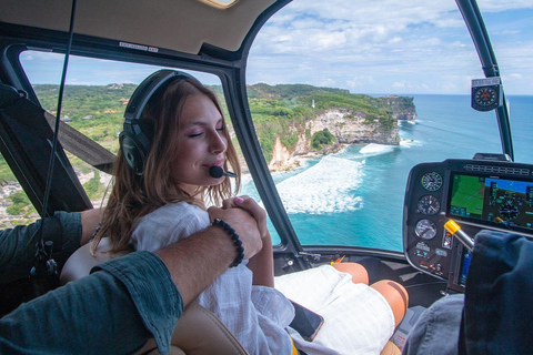Bali: Helicopter Tour with optional Pickup and Drop-off Canggu Skyline